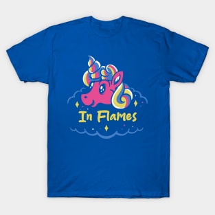 in flames and the unicorn T-Shirt